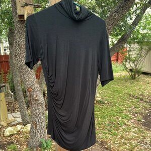 Women’s Short Sleeve Turtleneck Blouse